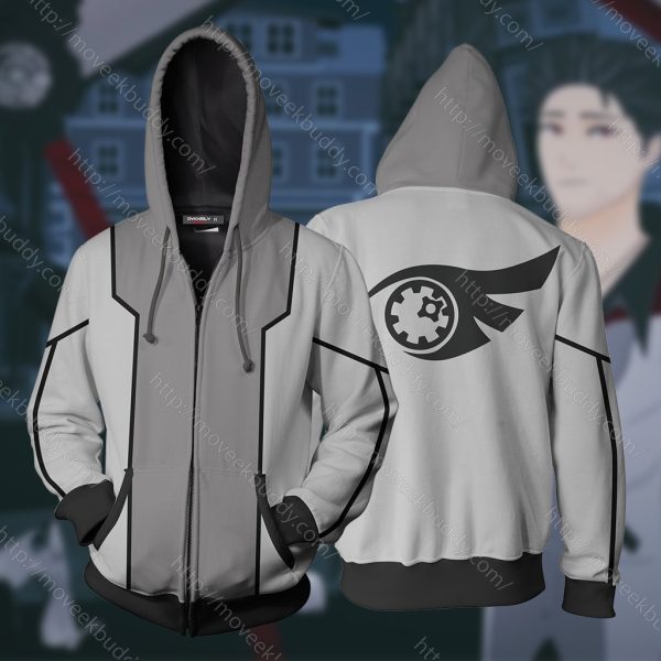 Qrow Branwen Cosplay RWBY Zip Up Hoodie XS