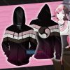 RWBY Neo Neopolitan Cosplay Zip Up Hoodie XS