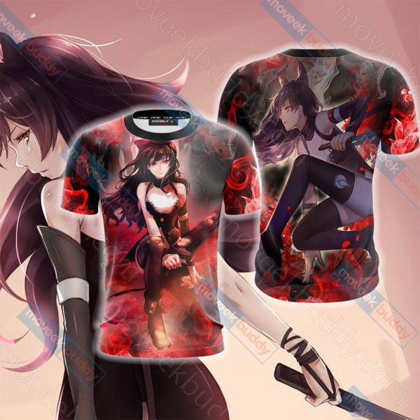 RWBY Blake Belladonna New Unisex 3D T-shirt