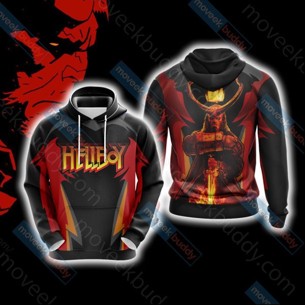 Hellboy Unisex 3D T-shirt Hoodie S