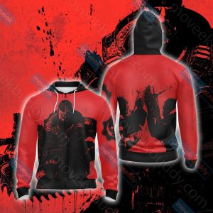 Gears of War New Unisex 3D T-shirt Zip Hoodie XS 