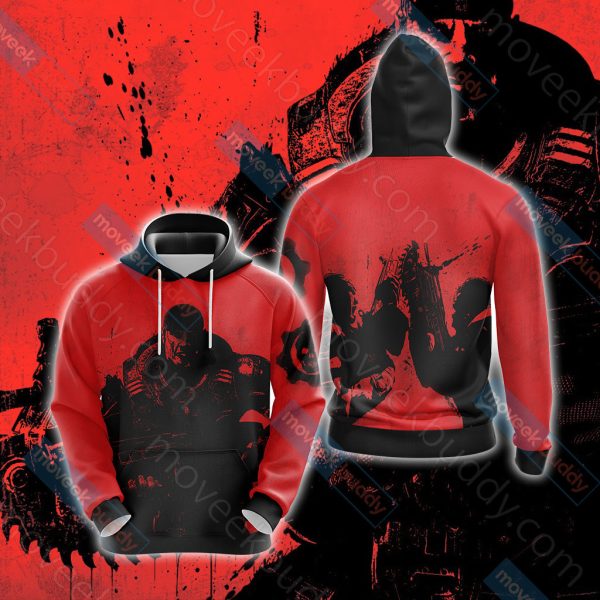 Gears of War New Unisex 3D T-shirt Hoodie S