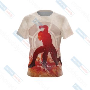 Iron man Unisex 3D T-shirt   