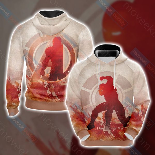 Iron man Unisex 3D T-shirt Hoodie S