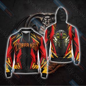 The Karate Kid - Cobra Kai New Look Unisex 3D T-shirt Zip Hoodie XS 