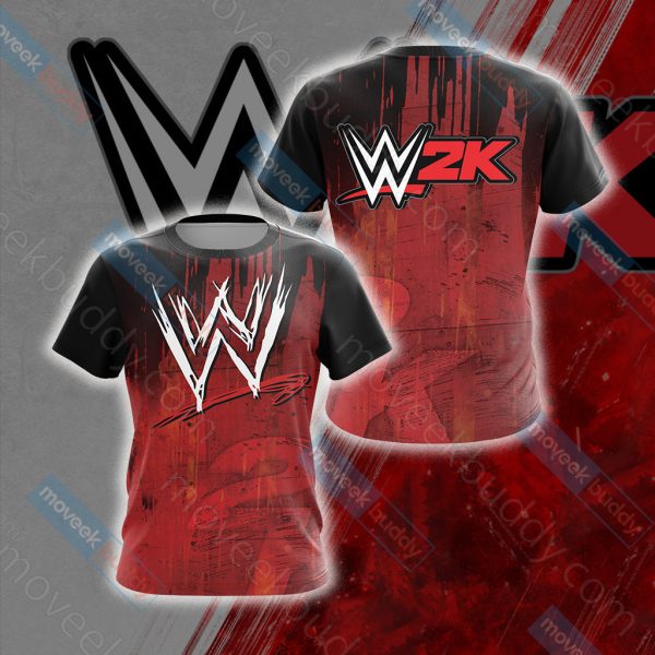 WWE 2K Unisex 3D T-shirt