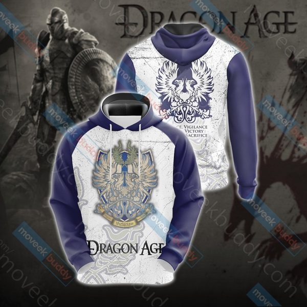 Dragon Age - House Cousland of Amaranthine Unisex 3D T-shirt Hoodie S