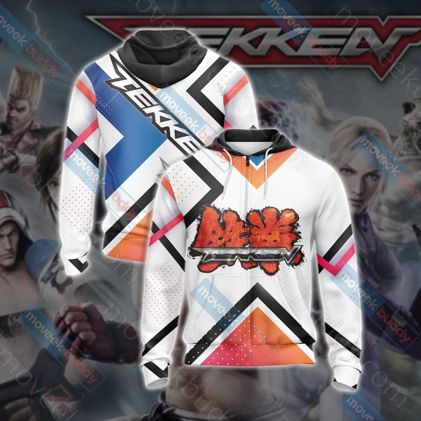 Tekken New Unisex 3D T-shirt Zip Hoodie XS