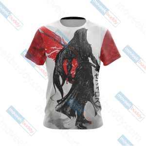 Final Fantasty - Crimson Sephiroth Unisex 3D T-shirt   