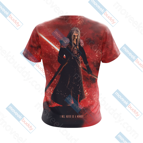 Final Fantasty - Crimson Sephiroth Unisex 3D T-shirt