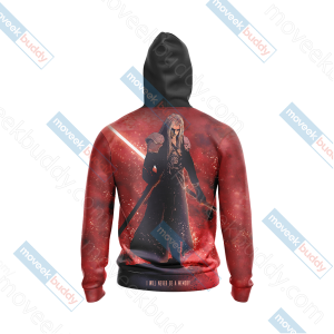 Final Fantasty - Crimson Sephiroth Unisex 3D T-shirt   