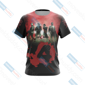 Left 4 Dead New Look Unisex 3D T-shirt   