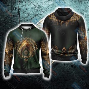 Aquaman New Unisex 3D T-shirt Zip Hoodie XS 