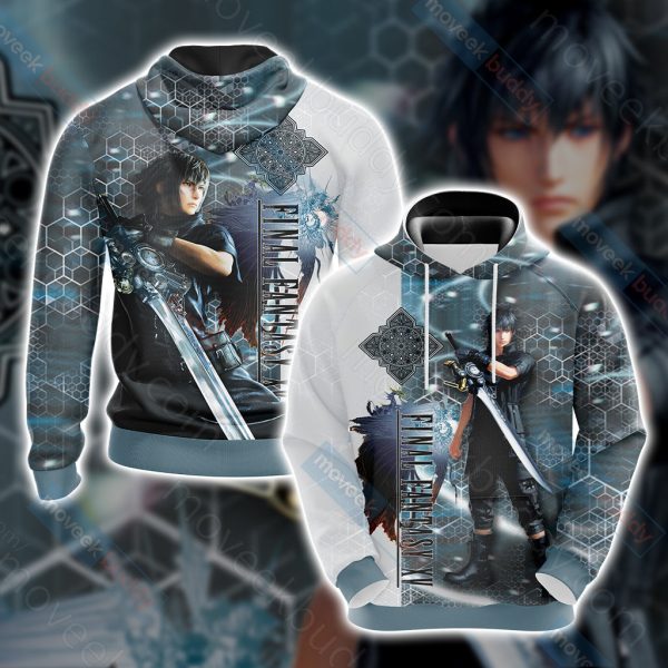 Final Fantasy XV - Noctis Lucis Caelum New Unisex 3D T-shirt Hoodie S