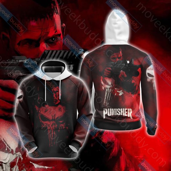 The Punisher New Look Unisex 3D T-shirt Hoodie S