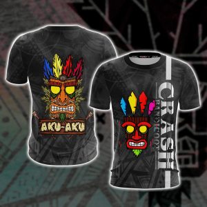 Crash Bandicoot - Aku Aku Unisex 3D T-shirt