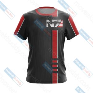 Mass Effect - N7 symbol Unisex 3D T-shirt   