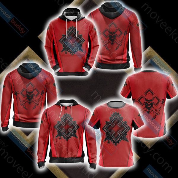 Gears of War - Locust Horde Unisex 3D T-shirt