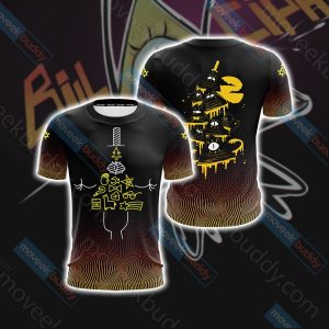 Gravity Falls - Bill Cipher Wheel New Version Unisex 3D T-shirt