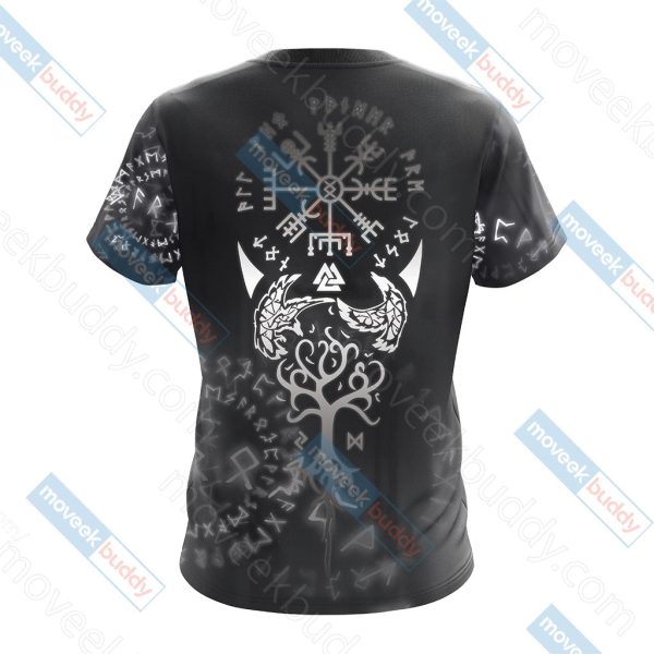 Vikings - Vegvisir Unisex 3D T-shirt