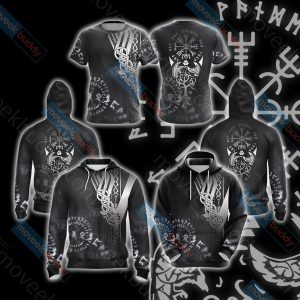 Vikings - Vegvisir Unisex 3D T-shirt   