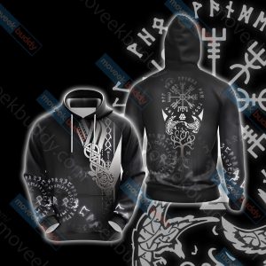 Vikings - Vegvisir Unisex 3D T-shirt Hoodie S 