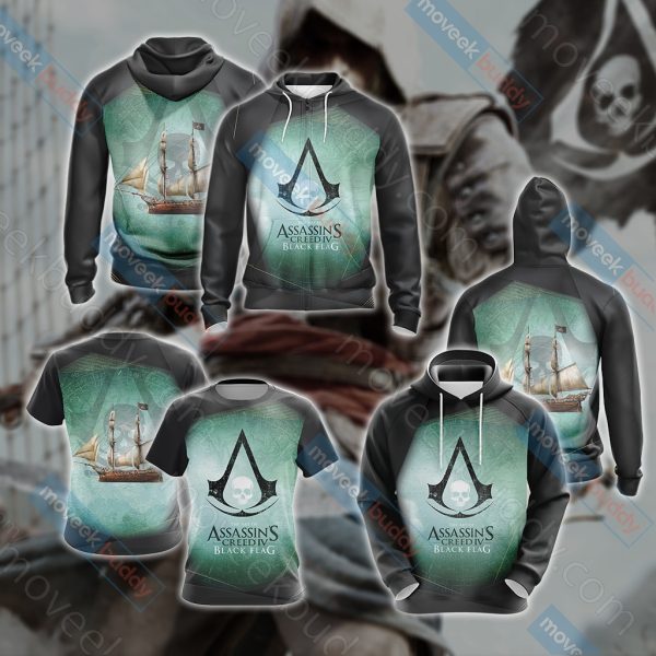 Assassin’s Creed IV Black Flag New Unisex 3D T-shirt