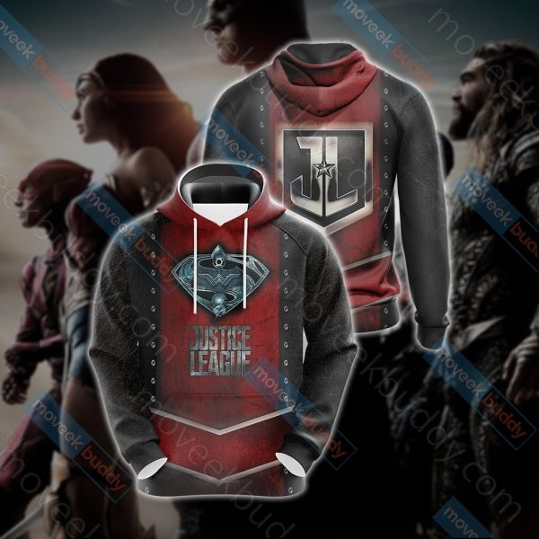 Justice League New Look Unisex 3D T-shirt Hoodie S