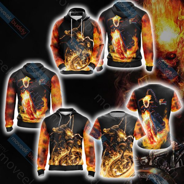 Ghost Rider Unisex 3D T-shirt