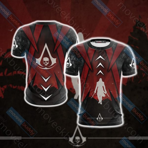 Assassin's Creed Black Flag Unisex 3D T-shirt S