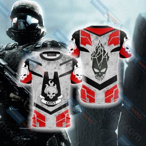 Halo - ODST Unisex 3D T-shirt Hoodie Tank Top Hawaiian Shirt Beach Shorts Joggers T-shirt S