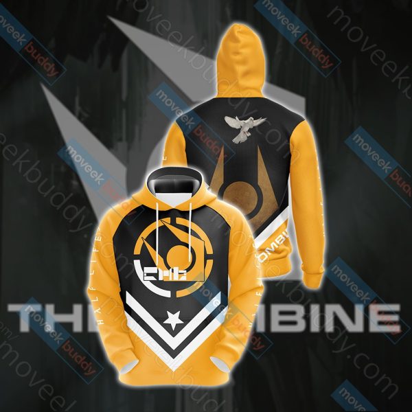 Half-life 2 - Combine Symbol Unisex 3D T-shirt Hoodie S