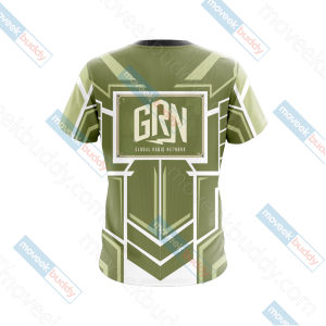 Team Fortress 2 - GRN - GLOBAL RADIO NETWORK Unisex 3D T-shirt   