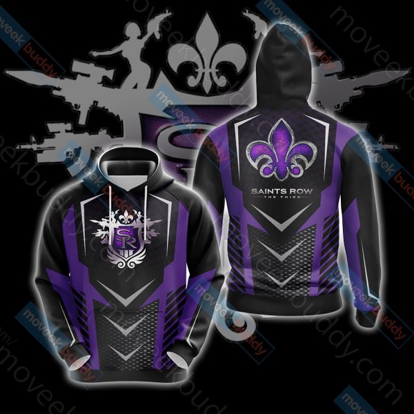 Saints Row New Unisex 3D T-shirt Hoodie S