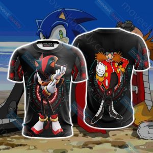 Dr.Eggman Sonic Unisex 3D T-shirt