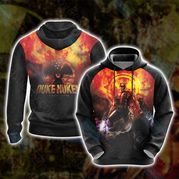 Duke Nukem Unisex 3D T-shirt Hoodie S