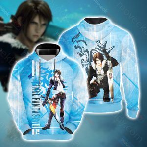 Final Fantasy VIII - Squall Leonhart Unisex 3D T-shirt Hoodie S 