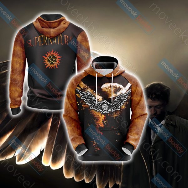 Supernatural New Unisex 3D T-shirt Hoodie S