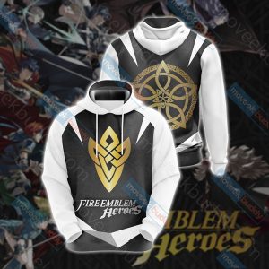 Fire Emblem Heroes Unisex 3D T-shirt Zip Hoodie XS 