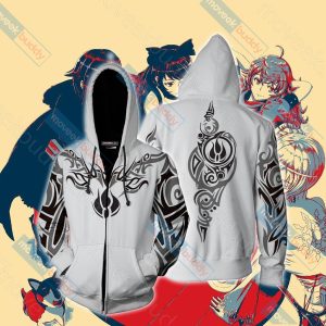 RWBY Blake Belladonna Symbol Unisex 3D T-shirt Zip Hoodie XS 