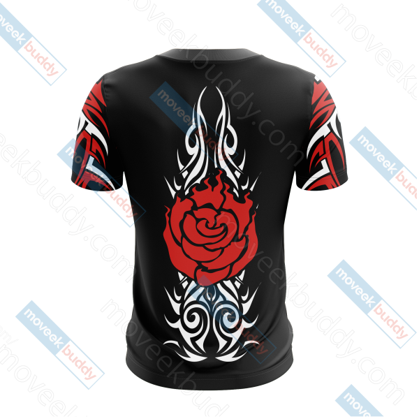 RWBY Ruby Rose Symbol Unisex 3D T-shirt