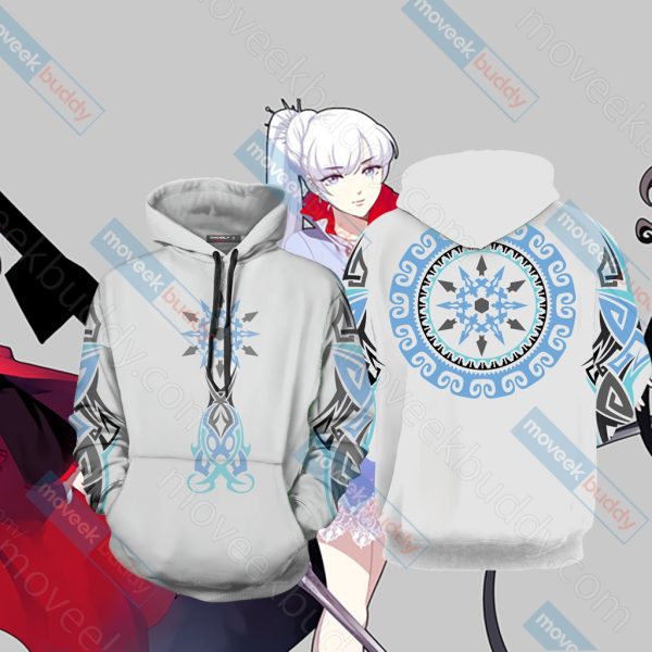 RWBY Weiss Schnee Symbol Unisex 3D T-shirt Hoodie S