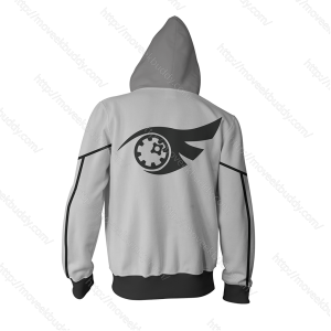 Qrow Branwen Cosplay RWBY Zip Up Hoodie   