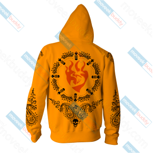 RWBY House Xiao Long By Sword And Sun Zip Up Hoodie   