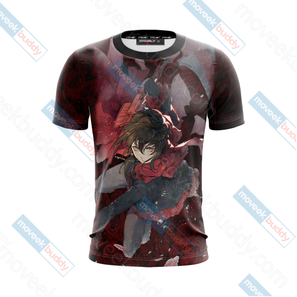 RWBY Ruby Rose New Look 3D T-shirt