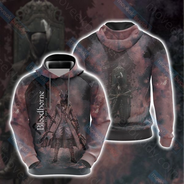 Bloodborne - The Hunter New Unisex 3D T-shirt Hoodie S