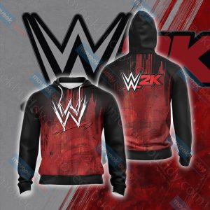 WWE 2K Unisex 3D T-shirt Zip Hoodie XS 