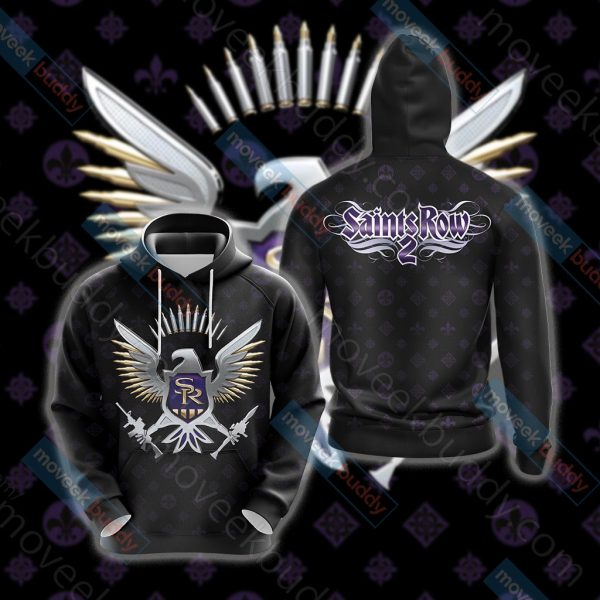 Saints Row IV Unisex 3D T-shirt Hoodie S