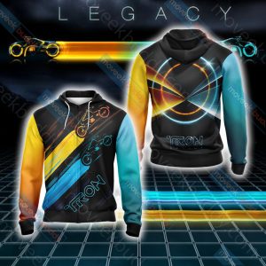 Tron Legacy Unisex 3D T-shirt Zip Hoodie S 