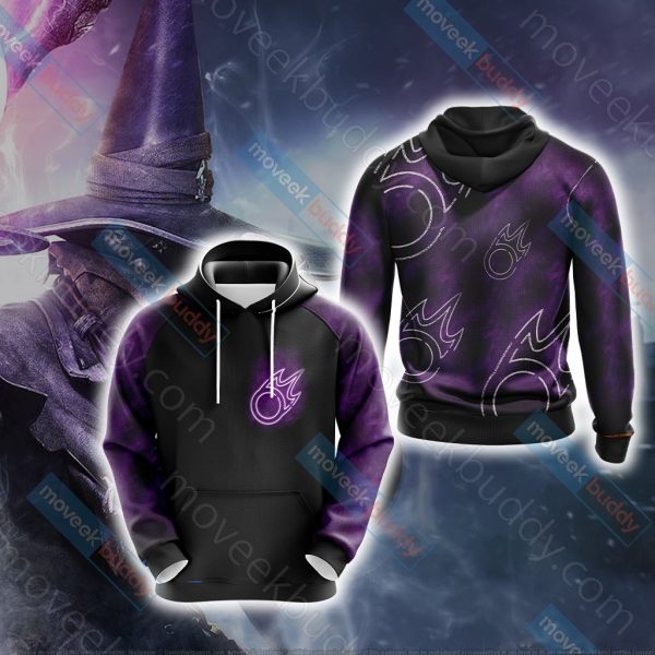 Final Fantasy XIV - Black Mage Unisex 3D T-shirt Hoodie S